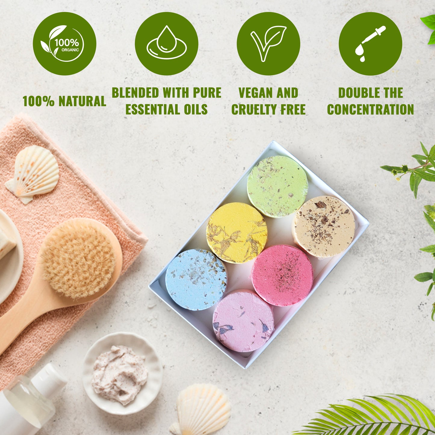 Aromatherapy Shower Steamers - 6pk