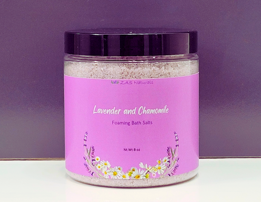 Lavender and Chamomile Foaming Bath Salts